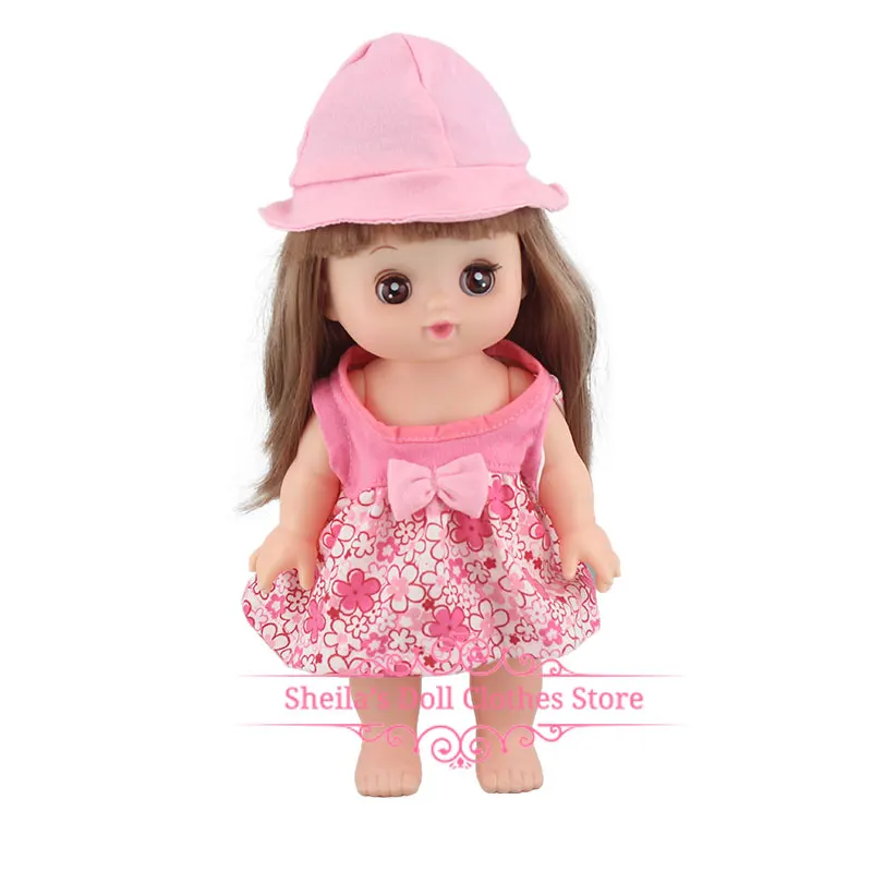 Милый полосатый комбинезон для 25 см Mellchan Baby Doll аксессуары для одежды - Цвет: 04