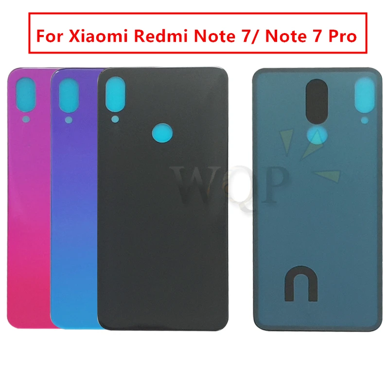 Оригинальный стеклянный чехол для Xiaomi Redmi Note 7/ 7 Pro задняя крышка аккумуляторного