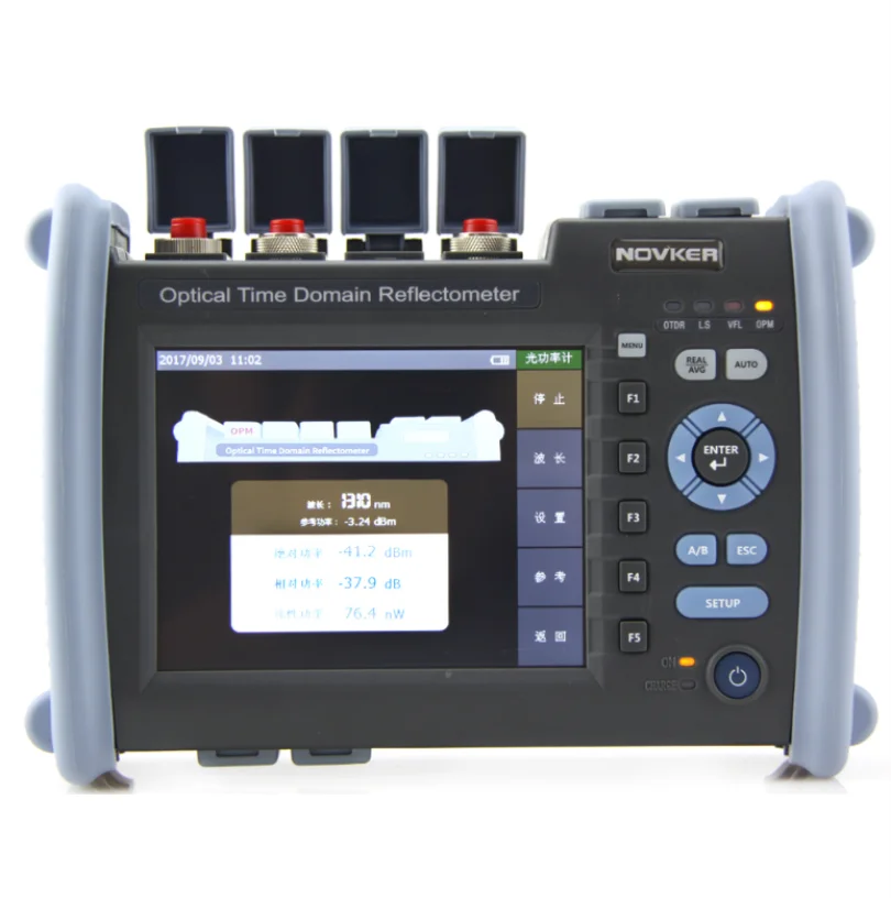 NK6000 OTDR 1310/1550nm 35/33dB с КПМ/школ/VFL/карта событий