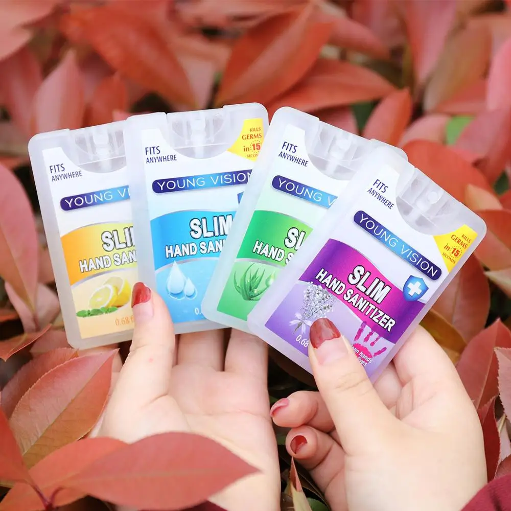 

20ml bacteriostat Card hand sanitizer spray