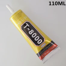 1 шт 110 мл T-8000 клей T8000 многоцелевой клей эпоксидная смола ремонт сотового телефона lcd сенсорный экран супер DIY клей T 8000