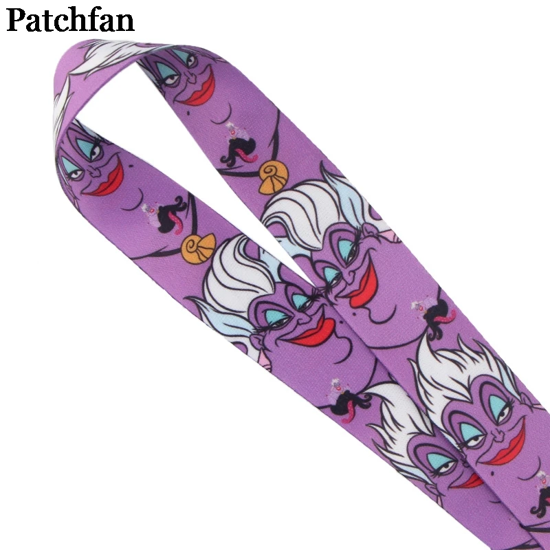 Patchfan Ursula Lanyards шейный ремешок ткань id бейдж держатели для телефонов ожерелье аксессуар для ключей держатели бейджей тесьма A2361