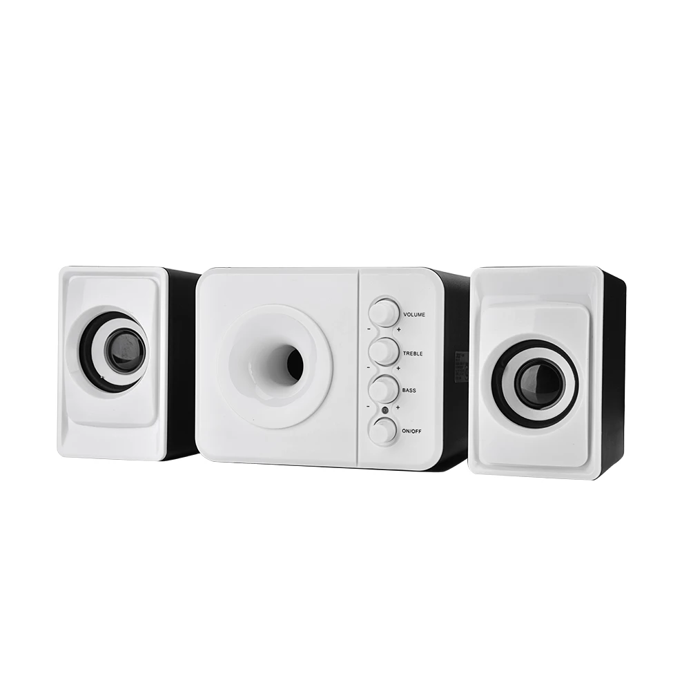 SOONHUA мини-динамик USB 2,1 проводной комбинированный динамик бас музыкальный сабвуфер с боковым динамиком s для сотового телефона