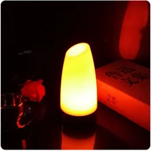 7 цветов, АБС-пластиковый перезаряжаемый литиевый аккумулятор, светящиеся ночные огни для рождественского декора,, 50 шт./лот