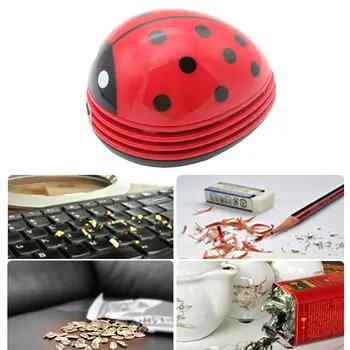 

Battery Operated Lovely Cartoon Shape Desktop Keyboard Vacuum Cleaner Mini Dust Collector Crumb Sweeper For Home Office Cleaning