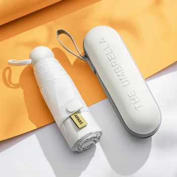 

Sunscreen Folding Umbrella Black Glue Folding Umbrella Creative Sun Umbrella Gift Advertising Umbrella Custom Color Coating YS62