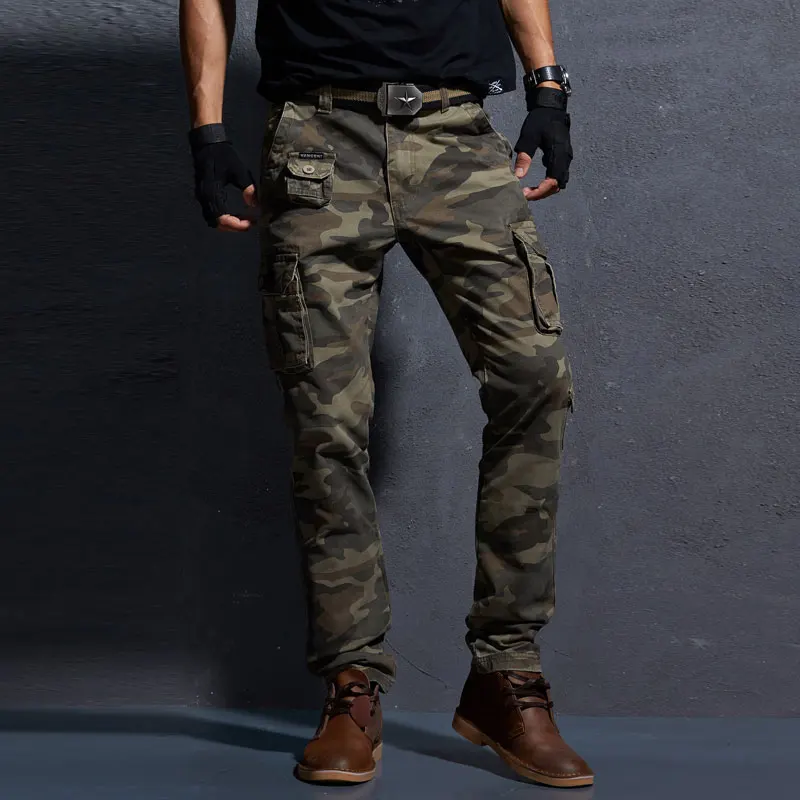 designer camo cargo pants