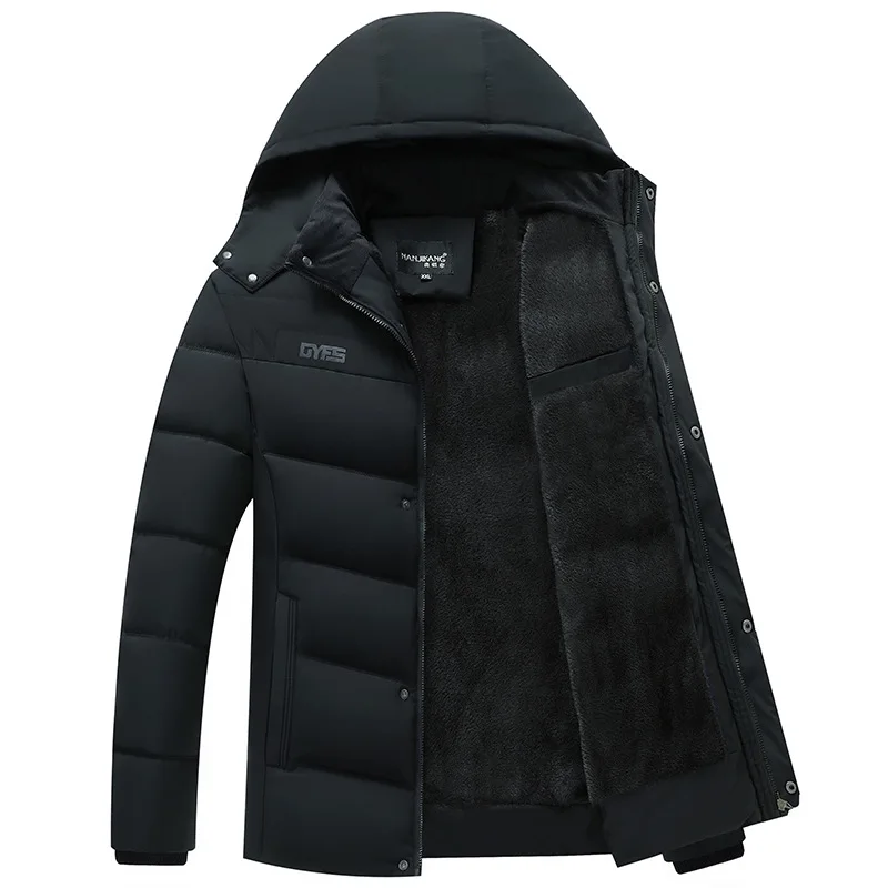 Зимняя мода ветровка пальто куртки толстые ветрозащитные парки мужские парки Hombre тонкий плюс размер бренд MOOWNUC Повседневная