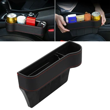 

Right Side Car Seat Gap Catcher Car Storage Box Pocket High quality Car Seat Gap