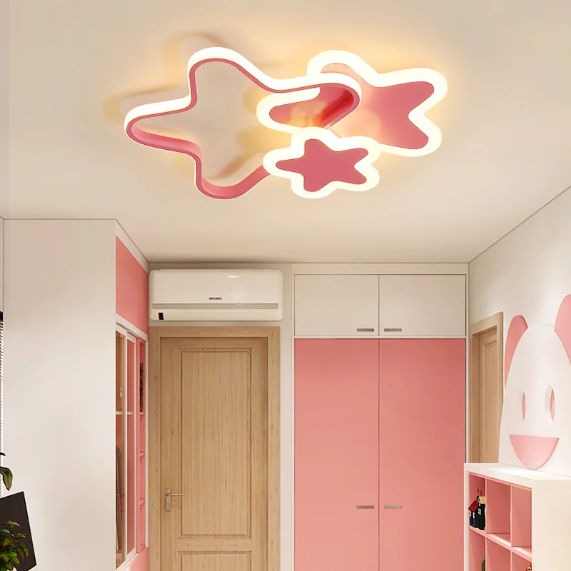

LED ceiling light creative children's lamps warm romantic stars design ceiling lamp indoor lighting art lights DL brand