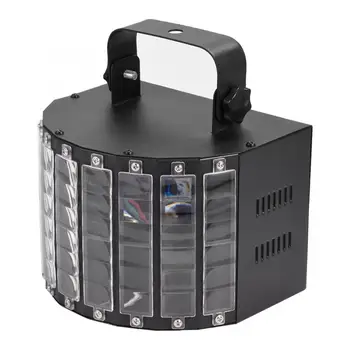 

LED Stage Lights Effect Butterfly 9 Color RGB Auto Sound for KTV Xmas Party