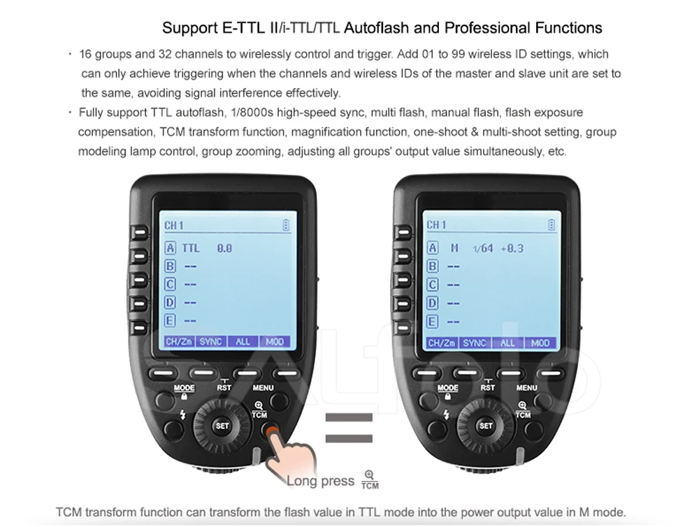 Godox XPro-C XPro-N XPro-S XPro-O XPro-F XPro-P ttl передатчик 2,4G HSS вспышка триггер для Canon Nikon sony Olympus Fuji Pentax
