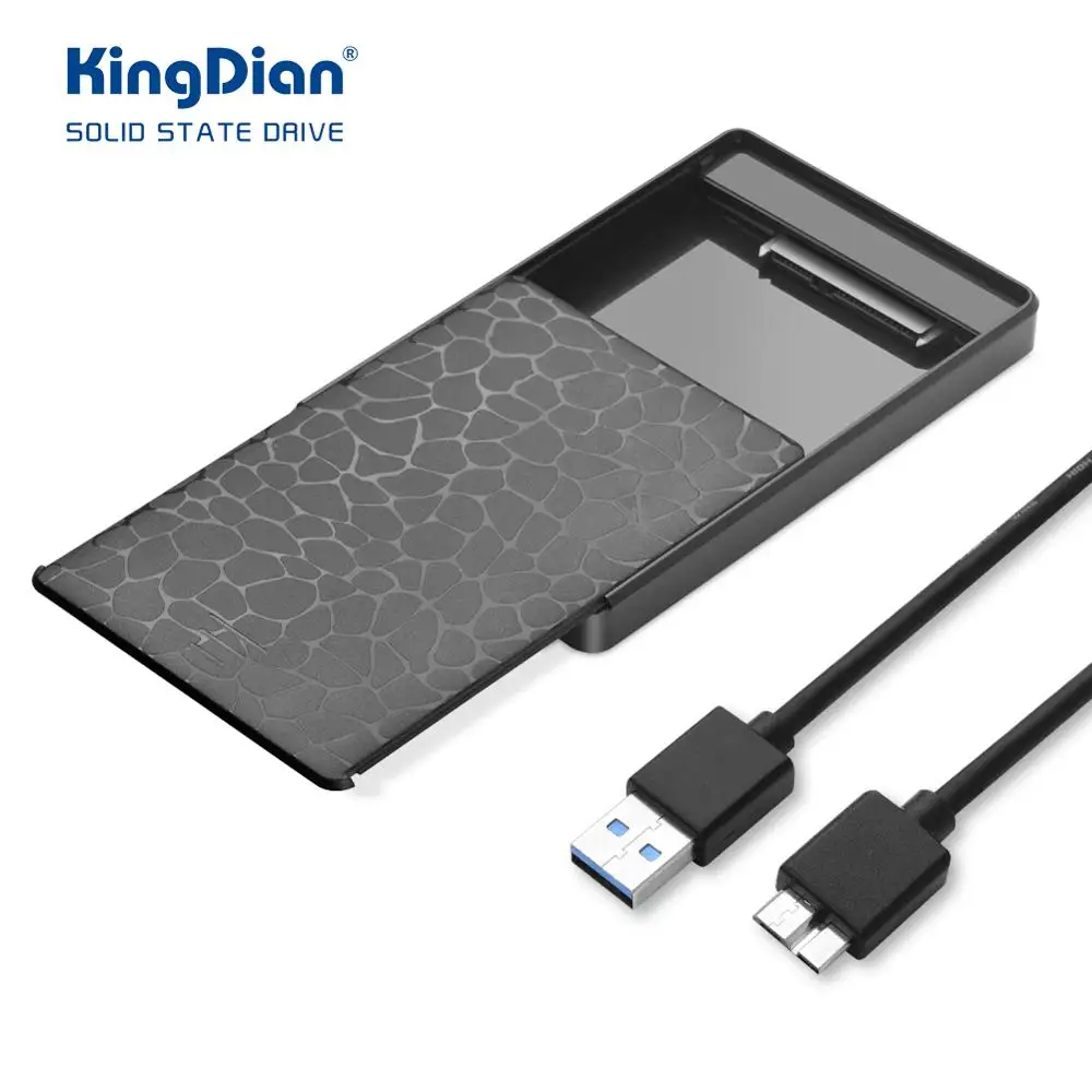 KingDian HDD чехол 2,5 SATA к USB 3,0 адаптер для жесткого диска SSD HDD коробка жесткий диск Корпус HDD корпус HD внешний
