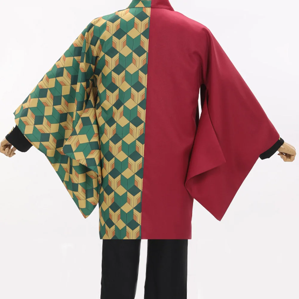 Demon Slayer Kimetsu no Yaiba Косплей Kamado Tanjirou Agatsuma Zenitsu Haori куртка японское кимоно плащ свободного размера