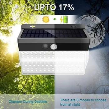 

Motion Sensor 206 LED Outdoor Solar Light Wall Light Durable Eco-Friendly Street Lamp 270° Wide Angle Waterproof Security IP65
