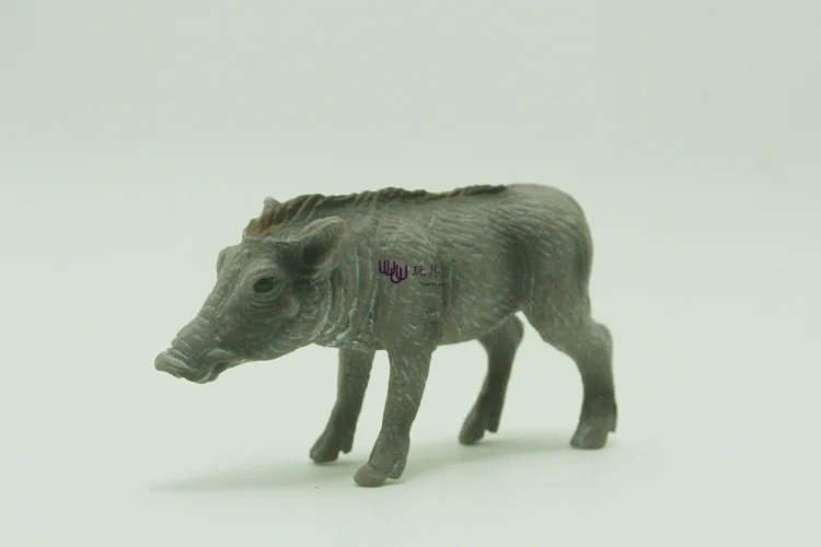 Модель диких животных модель набор маленький Warthog пластик эмулят игрушки