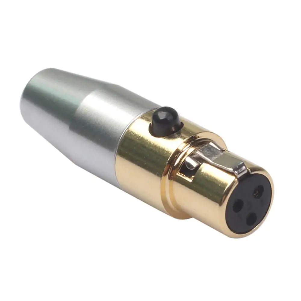 Мини XLR три ядра аудио пайки Разъем Малый XLR Аудио Микрофон Разъем для MIC пайки прямой