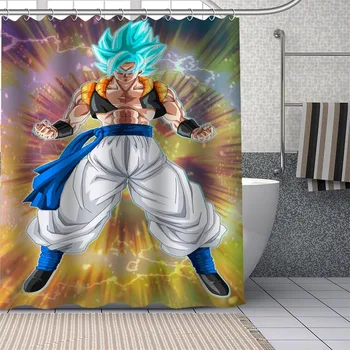 

Custom High Quality DRAGON.BALL Shower Curtains Bath Products Bathroom Decor Waterproof Polyester With 12 Pcs Hooks