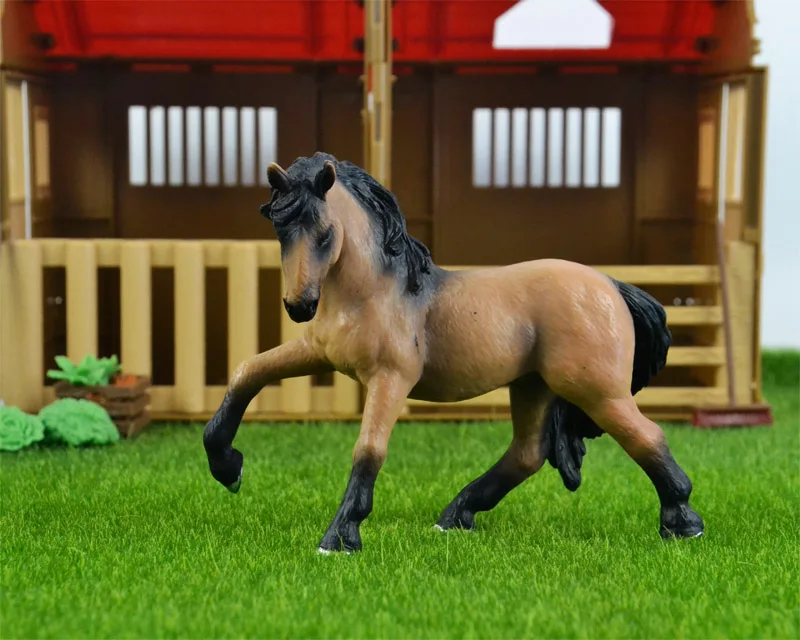 Lusitano 44 вида сельскохозяйственных животных Appaloosa Гарвардский Ганновер Clydesdale Quarter arabian Horse коллекция ферма стабильная фигурка модель детская игрушка - Цвет: Lusitano