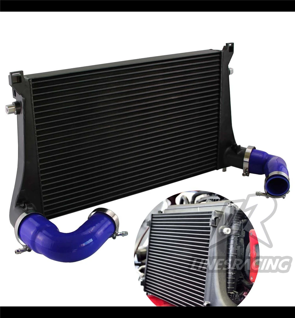 70MM Competition Intercooler Fit For MK7 GTI Golf R VAG 1.8T 2.0T 8V A3