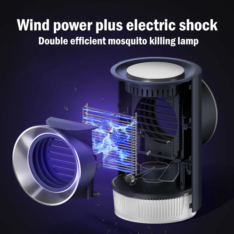 Lámpara antimosquitos eléctrica con USB, trampa LED antimosquitos, sin ruido, sin radiación, matamosquitos, para dormitorio