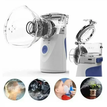 

1pcs Handheld Atomizer Portable Ventilator Travel Rechargeable Inhaler Respirator Oxygen Sheild Kits
