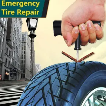 

5/50Pcs Car Fast Rubber Tire Repair Strip Auto Motorcycle Tire Rubber Puncture Wheels Tape Strip Kit Repair Tubeless C0E7