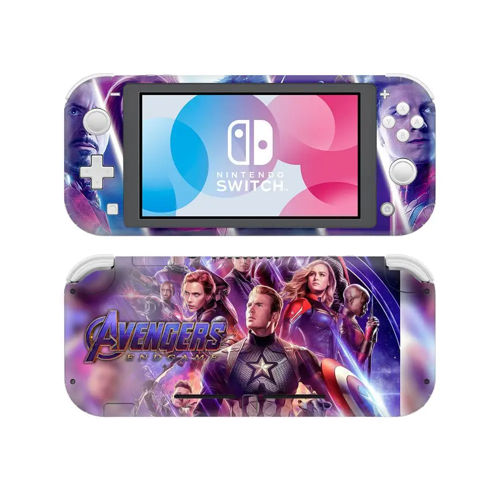 Мстители эндгейм кожи стикеры Наклейка для nintendo Switch Lite консольный переключатель, Lite NSL протектор кожи виниловая наклейка