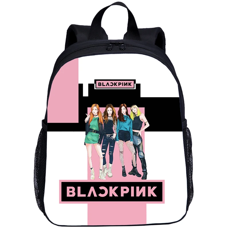 Новинка, черные розовые детские рюкзаки Jisoo Rose Lisa, школьные сумки, детский рюкзак для детского сада, симпатичная дорожная сумка для девочек, Mochila Escola