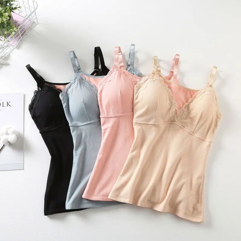 

2019 Women Soft Warm Vest Women's Thermal Underwear Winter Warm Tank Sexy Underwear Rk