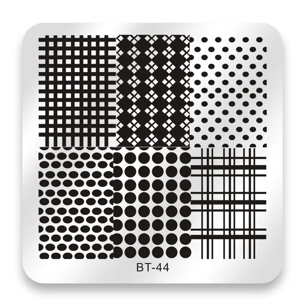Biutee 8 шт./компл. пластина для стемпинга для нейл-арта Микс Дизайн ногтей штамповки пластины 8 шт. Pltes+ 1 лак штамп набор маникюрные инструменты набор