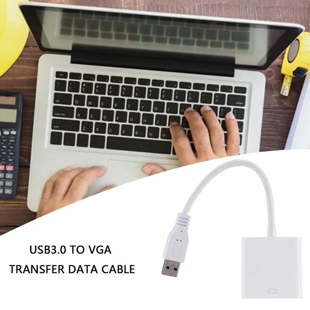 USB 3,0 к VGA Кабель-адаптер внешняя графическая карта видео мульти-дисплей конвертер адаптер для ПК ноутбук с системой Windows 7 8 10