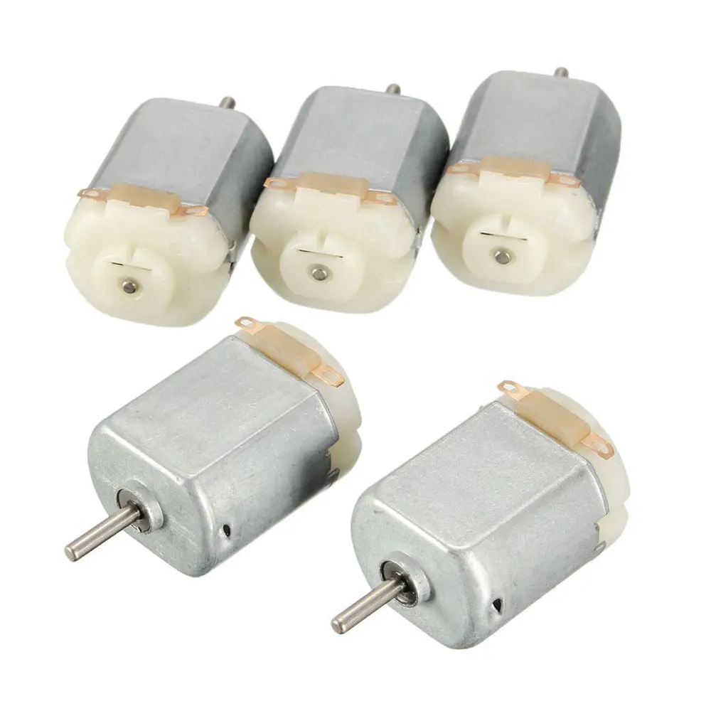 5pcs Dc 3v Mini Motor For Arduino Diy Smart Car Car Accessories