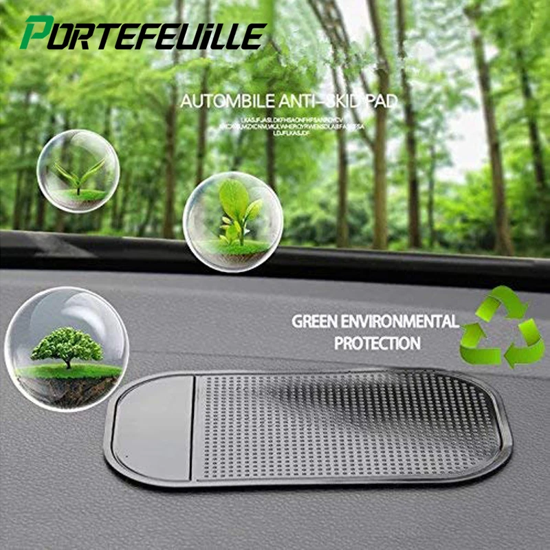 

Car Anti-Slip Storage Auto Silicone Interior Car Dashboard dashboard Non-Slip Mat Pads Rubber Mount Mobile Phone Car Accessories