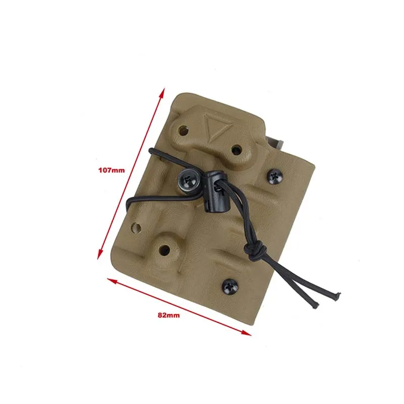 TMC Tactical New Belt Clip Mount W&ampT Kydex Holster for TM M870 Breacher BK/DE | Спорт и развлечения