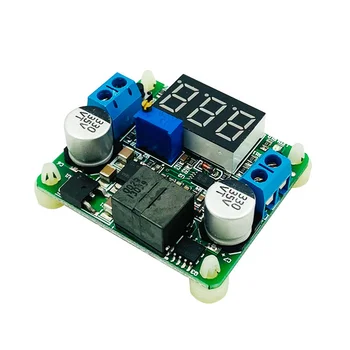 

red Step-Up and Step-Down Power Supply Module Boost and Buck Voltage Converter with Integrated voltmeter Super LM2596 & LM2577