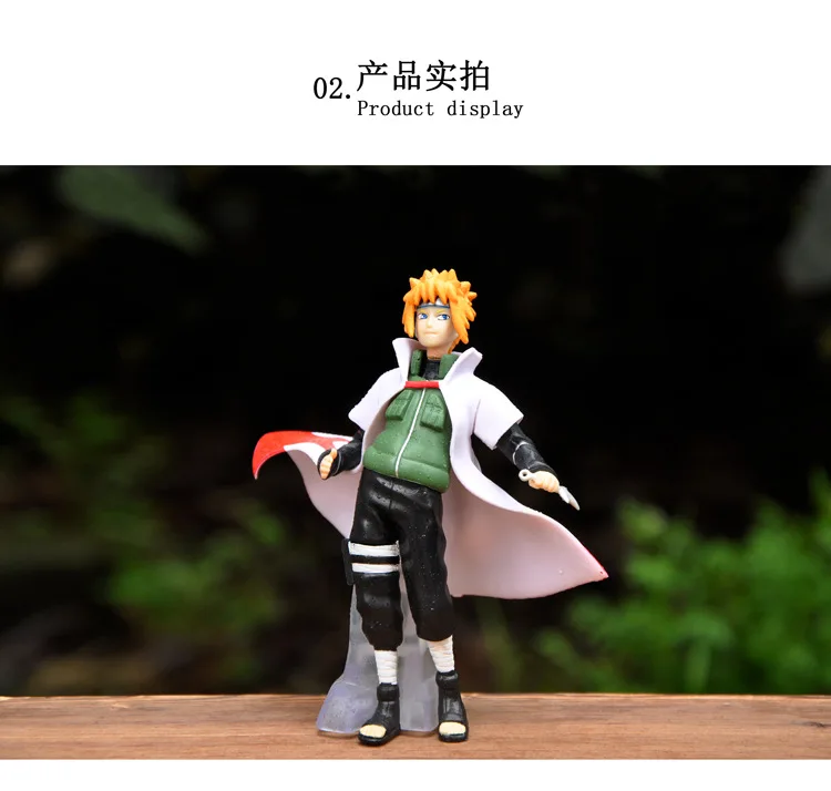 New Products Naruto Garage Kit Figurine Model Ornaments Wave Feng Shui Door Naruto Kakashi Sasuke Five-Piece Gift