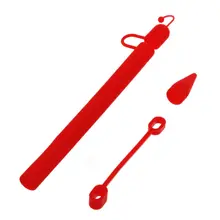 Мягкий силиконовый чехол для карандашей Apple для iPad, насадка на глушитель 360, защитный чехол