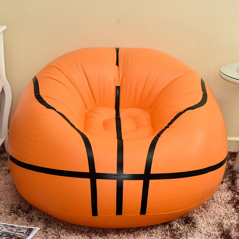 

Thick PVC Inflatable Lazy Football Basketball Sofa Small Apartment Home Single Sofa