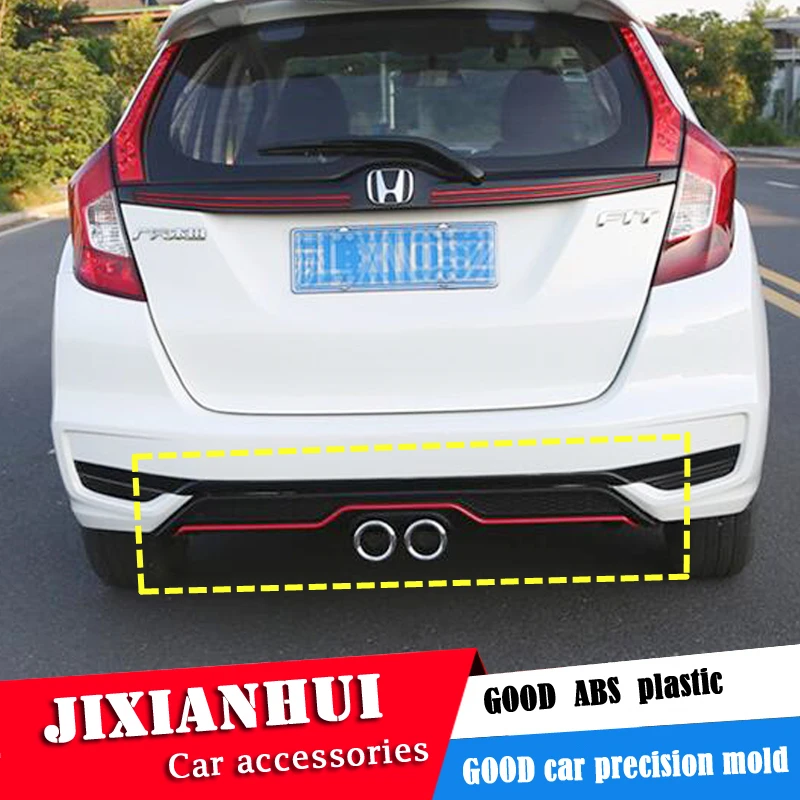 Задний спойлер для Honda FIT JAZZ задний 2018-2019 2CK ABS диффузор переднего бампера защитные