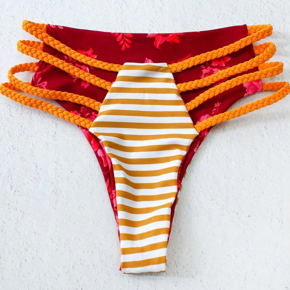Бразильский maillot de Bain femme, бикини, сексуальный купальник, высокая талия, стринги, бикини, Ретро стиль, Цветочный купальник, купальник для женщин