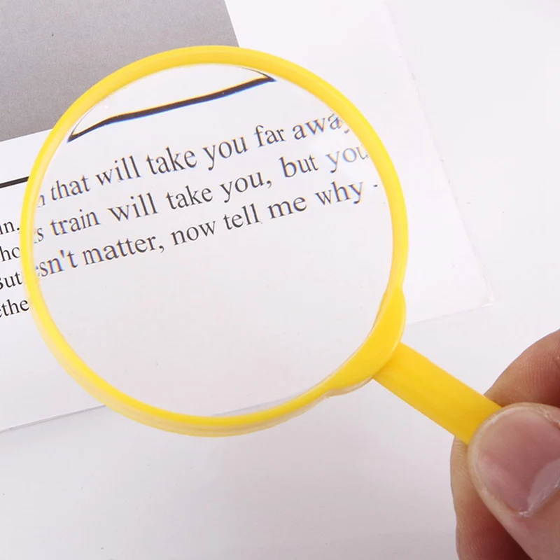Cute Plastic Mini Magnifying Glass Children's Toys Learning Education Toys