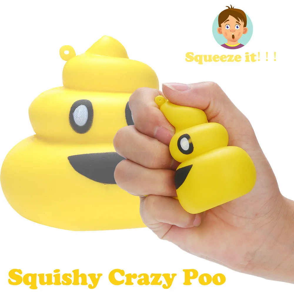 Crazy Poo Squishies стрессовая игрушка для снятия стресса PU декомпрессионная игрушка медленно поднимающаяся игрушка облегчающая Расслабляющая давление ИГРУШКИ интересные подарки