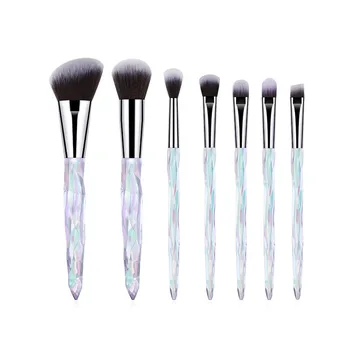 

5/7/10pcs Diamond Makeup Brush Set Eye Brush Beauty Tools Fan Powder Eyeshadow Contour Beauty Cosmetic Colorful For Make Up Tool