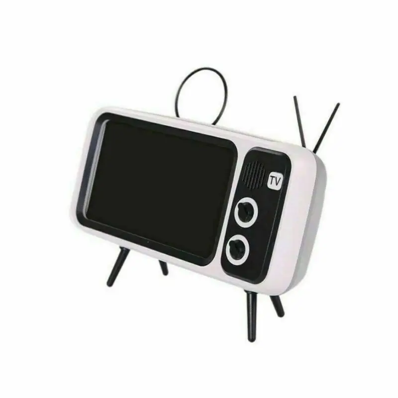 Серый Ретро Bluetooth Динамик ручной бесплатный вызов Поддержка TF карта памяти - Цвет: Серый
