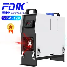 FDIK Portable Auxiliary All In One Diesel Heater 5KW LCD for Garage Similar Websato Eberspacher Heating Fan Air Heater