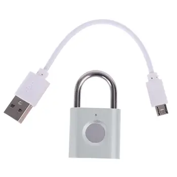 

Portable Smart Biometric Fingerprint Padlock Keyless Drawer Lock Fingerprint Unlock File Cabinet Anti-theft Lock Suitcases Lock