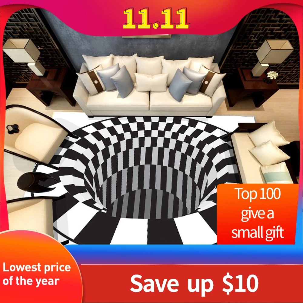 Ворсистый, пушистый Противоскользящий ковер, 3D ковер для столовой, домашний коврик для спальни, alfombras para cocina