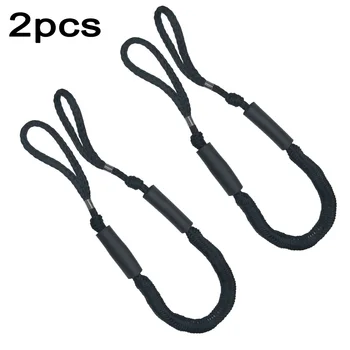 

Bungee Dock Line Rope Accessories 3.5-5.5 ft Equipment Boat Loop 2pcs Cord