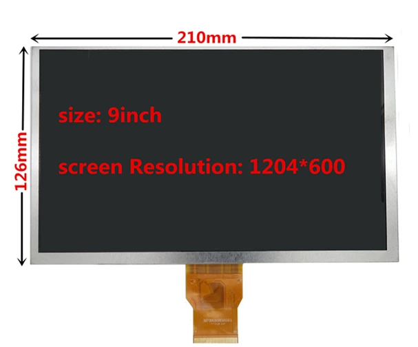 9 дюймов 1024*600 Экран Дисплей lcd TFT монитор с пультом дистанционного управления драйвер платы HDMI для Orange Raspberry Pi 3 - Цвет: Only LCD display